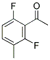 2,6-DIFLUORO-3-METHYLACETOPHENONE Struktur