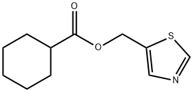 1,3-THIAZOL-5-YLMETHYL CYCLOHEXANECARBOXYLATE Struktur