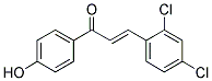 3-(2,4-DICHLOROPHENYL)-1-(4-HYDROXYPHENYL)PROP-2-EN-1-ONE Struktur