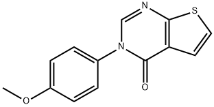 3-(4-METHOXYPHENYL)THIENO[2,3-D]PYRIMIDIN-4(3H)-ONE Struktur