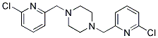 BIS-1,4-[(6-CHLOROPYRIDIN-2-YL)METHYL]PIPERAZINE Struktur