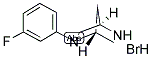 (1S,4S)-2-(3-FLUOROPHENYL)-2,5-DIAZABICYCLO[2.2.1]HEPTANE HYDROBROMIDE Struktur