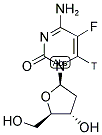 5-FLUORO-2'-DEOXYCYTIDINE-6-3H Struktur