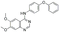 4-(4'-PHENOXYANILINO)-6,7-DIMETHOXYQUINAZOLINE Struktur