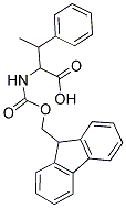 FMOC-BETA-METHYL-DL-PHENYLALANINE Struktur