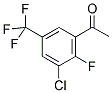 3'-CHLORO-2'-FLUORO-5'-(TRIFLUOROMETHYL)ACETOPHENONE Struktur