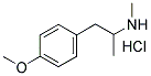 DL-P-METHOXYMETHAMPHETAMINE HYDROCHLORIDE Struktur