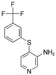 4-([3-(TRIFLUOROMETHYL)PHENYL]SULFANYL)-3-PYRIDINAMINE Struktur