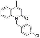 1-(4-CHLOROBENZYL)-4-METHYL-2(1H)-QUINOLINONE Struktur