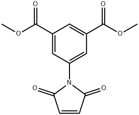 5-(2,5-DIOXO-2,5-DIHYDRO-PYRROL-1-YL)-ISOPHTHALIC ACID DIMETHYL ESTER Struktur