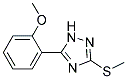 2-METHOXY-1-(4-METHYLTHIO(2H-2,3,5-TRIAZOLYL))BENZENE Struktur