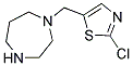 1-[(2-CHLORO-1,3-THIAZOL-5-YL)METHYL]-1,4-DIAZEPANE Struktur