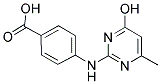 4-(4-HYDROXY-6-METHYL-PYRIMIDIN-2-YLAMINO)-BENZOIC ACID Struktur