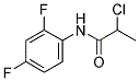 2-CHLORO-N-(2,4-DIFLUOROPHENYL)PROPANAMIDE Struktur