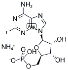 [2-3H]ADENOSINE 5'-MONOPHOSPHATE, AMMONIUM SALT Struktur