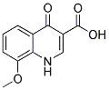 8-METHOXY-4-OXO-1,4-DIHYDRO-QUINOLINE-3-CARBOXYLIC ACID Struktur