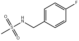 N-(4-FLUOROBENZYL)METHANESULFONAMIDE Struktur