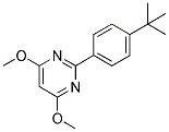 2-(4-TERT-BUTYLPHENYL)-4,6-DIMETHOXYPYRIMIDINE Struktur