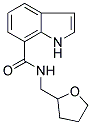 N-TETRAHYDROFURFURYL-(1H)-INDOLE-7-CARBOXAMIDE Struktur