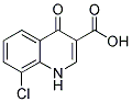 8-CHLORO-4-OXO-1,4-DIHYDROQUINOLINE-3-CARBOXYLIC ACID Struktur