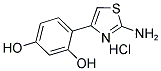 4-(2-AMINO-1,3-THIAZOL-4-YL)BENZENE-1,3-DIOLHYDROCHLORIDE Struktur