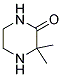 3,3-DIMETHYL-PIPERAZIN-2-ONE Struktur