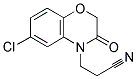 3-(6-CHLORO-2H-1,4 BENZOXAZIN-3(4H)-ONE-4-YL)-PROPIONITRILE Struktur