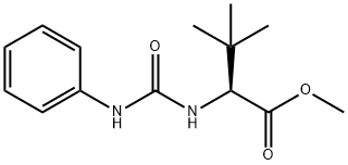 METHYL 2-[(ANILINOCARBONYL)AMINO]-3,3-DIMETHYLBUTANOATE Struktur