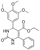 ETHYL 4-OXO-6-PHENYL-2-(3,4,5-TRIMETHOXYPHENYL)-2H,3H,5H-3,5-DIAZINECARBOXYLATE Struktur