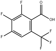 2,3,4-TRIFLUORO-6-(TRIFLUOROMETHYL)BENZOIC ACID Struktur