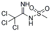 N-(2,2,2-TRICHLOROETHANIMIDOYL)METHANESULFONAMIDE Struktur