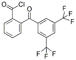 2-[3,5-BIS(TRIFLUOROMETHYL)BENZOYL]BENZOYL CHLORIDE Struktur