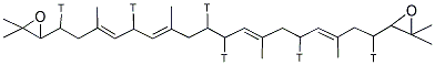 SQUALENE DIEPOXIDE [4,8,12,13,17,21-3H] Struktur