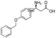 (S)-3-AMINO-3-(4-BENZYLOXY-PHENYL)-PROPIONIC ACID Struktur