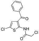 N-(3-BENZOYL-5-CHLOROTHIEN-2-YL)-2-CHLOROACETAMIDE Struktur