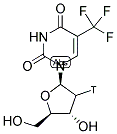 5-TRIFLUOROMETHYL 2'-DEOXYURIDINE, [2'-3H]- Struktur