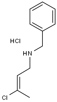 BENZYL-(3-CHLORO-BUT-2-ENYL)-AMINEHYDROCHLORIDE Struktur