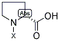 H-D-PROLINE-2-CHLOROTRITYL RESIN Struktur