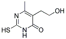 5-(2-HYDROXYETHYL)-6-METHYL-2-SULFANYL-4(3H)-PYRIMIDINONE Struktur