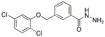 3-(2,5-DICHLORO-PHENOXYMETHYL)-BENZOIC ACID HYDRAZIDE Struktur