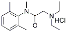 LIDOCAINE N-METHYL HYDROCHLORIDE Struktur