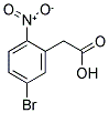 (5-BROMO-2-NITRO-PHENYL)-ACETIC ACID Struktur