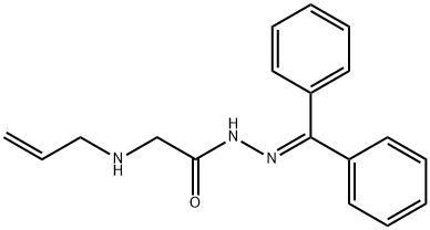 2-(ALLYLAMINO)-N'-(DIPHENYLMETHYLENE)ACETOHYDRAZIDE Struktur