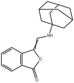 3-[(1-ADAMANTYLAMINO)METHYLENE]-2-BENZOFURAN-1(3H)-ONE Struktur