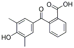 2-CARBOXY-3',5'-DIMETHYL-4'-HYDROXYBENZOPHENONE Struktur