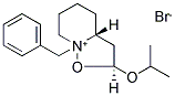 8-BENZYL-2-ISOPROPOXYHEXAHYDRO-2H-ISOXAZOLO[2,3-A]PYRIDIN-8-IUM BROMIDE Struktur