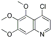 4-CHLORO-5,6,7-TRIMETHOXYQUINOLINE Struktur