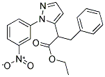 ETHYL 2-[1-(3-NITROPHENYL)-1H-PYRAZOL-5-YL]-3-PHENYLPROPANOATE Struktur