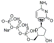 2'-DEOXYCYTIDINE 5'-O-(1-THIOTRIPHOSPHATE), SODIUM Struktur