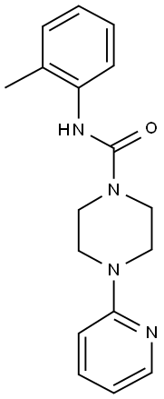 (4-(PYRID-2-YL)PIPERAZINYL)-N-(2-METHYLPHENYL)FORMAMIDE Struktur